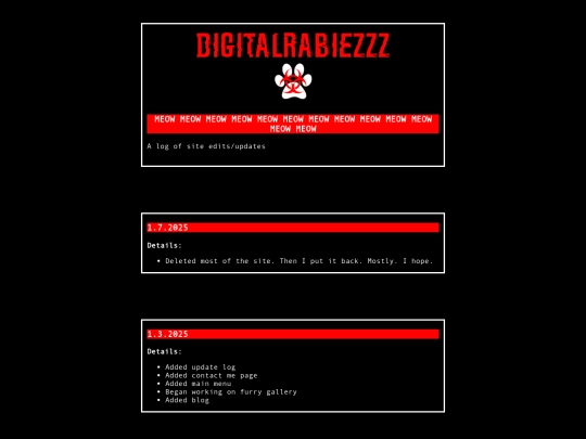 updatelog screenshot