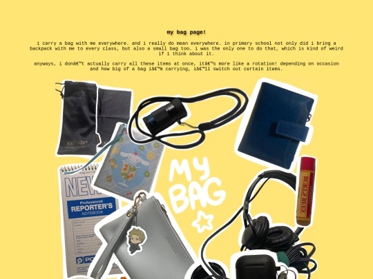 mybag screenshot