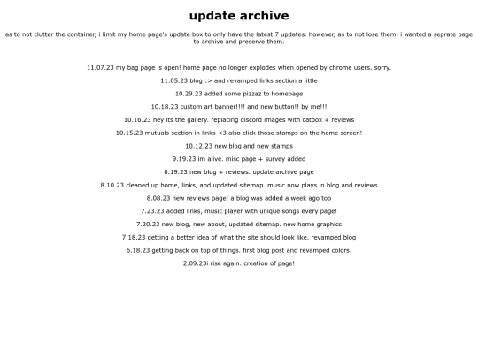 updatearchive screenshot