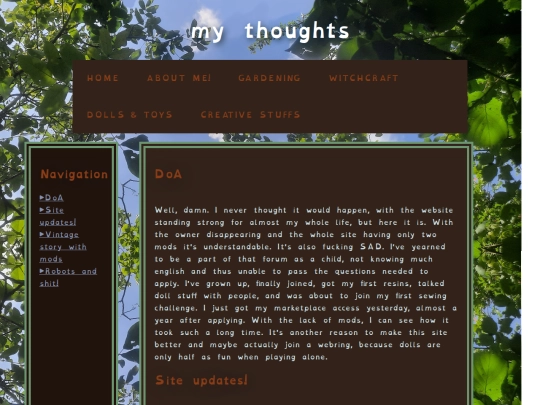 ramblings screenshot