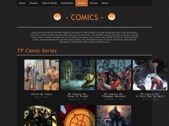 tf2-site/tf2Comics screenshot