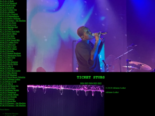 Concerts/2024 screenshot