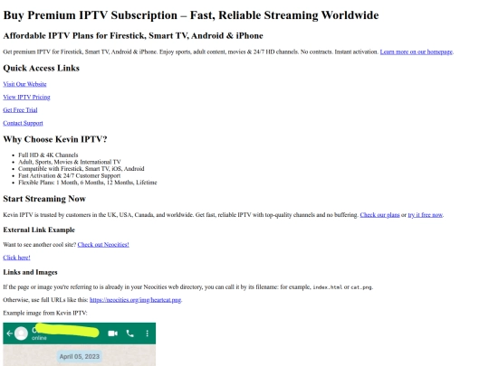 index screenshot
