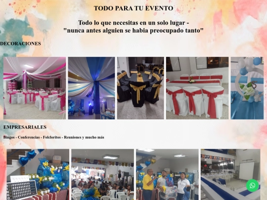 Quince años y Eventos/carrusel/decor screenshot