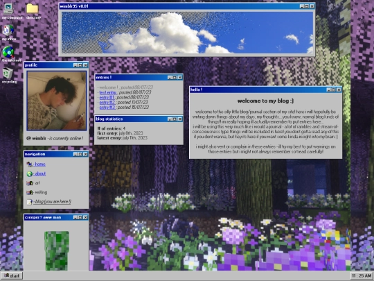 blog screenshot