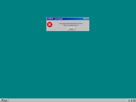 not_found screenshot