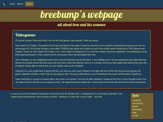 games screenshot