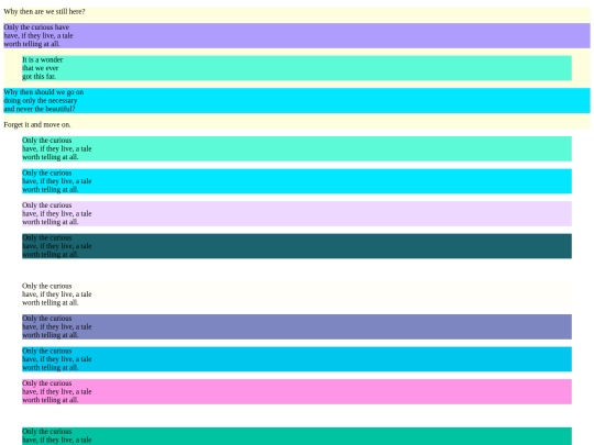 CSS/colortest screenshot
