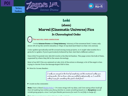 fics/ChronMCU screenshot