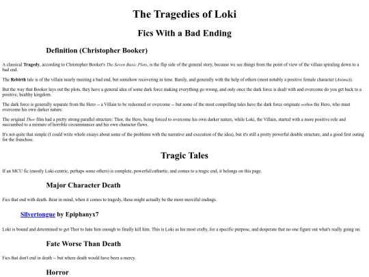 fics/MCU/Loki/Tragedies screenshot