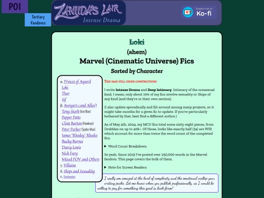 fics/MCU_by_POV screenshot