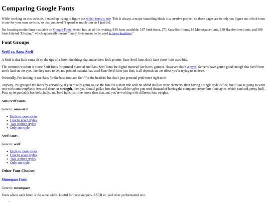 testingfonts/main screenshot