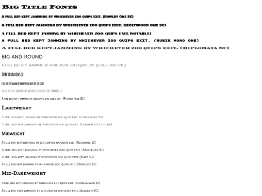 testingfonts/smlcaps screenshot