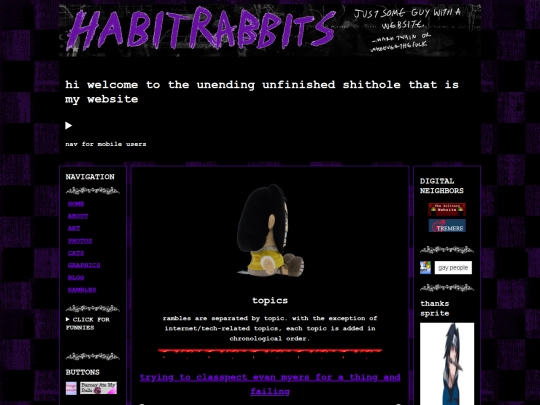 entries/unscripted/ramblehomepage screenshot