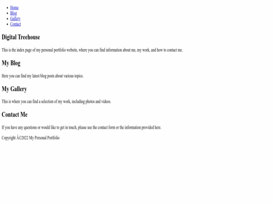 index screenshot