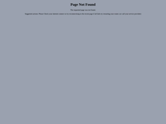 not_found screenshot