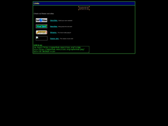 backup/Template/2012/links screenshot