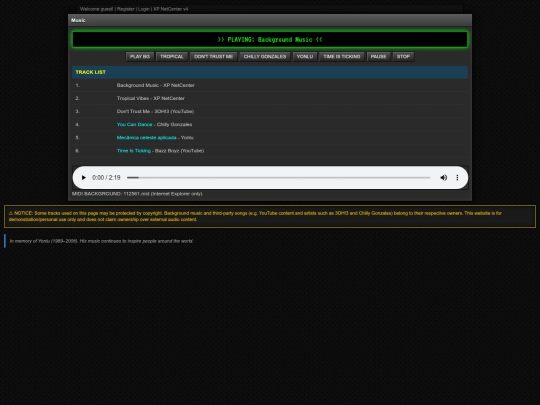 enter/music screenshot