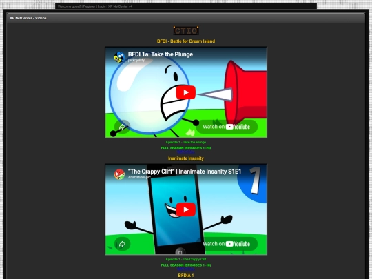 enter/videos screenshot
