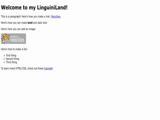 index screenshot