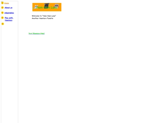 ham_ham_lane/homepage screenshot