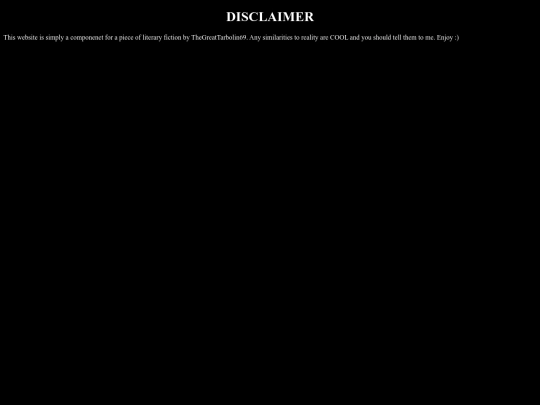disclaimer screenshot