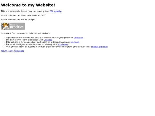 ESLwebsites screenshot