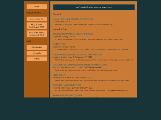 poetry screenshot