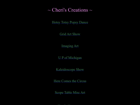 CheriWebsites screenshot