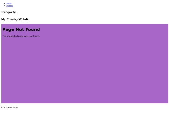 CSS/projects screenshot