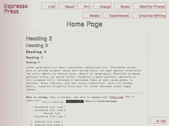 index screenshot