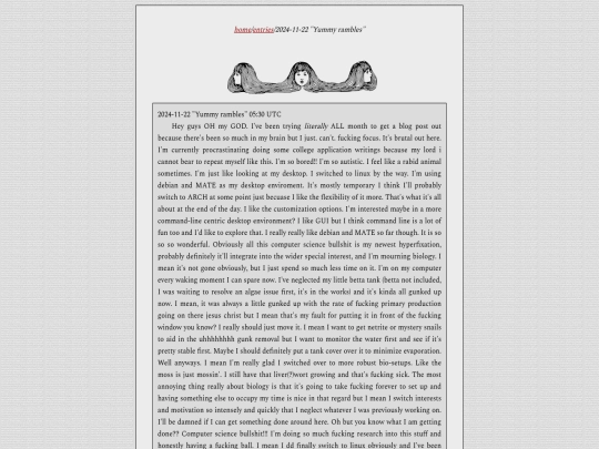 blog/entries/2024-11-22-Yummy-rambles screenshot