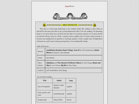 blog/library screenshot