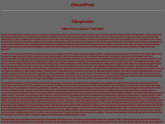 DisturbiCibophobia screenshot