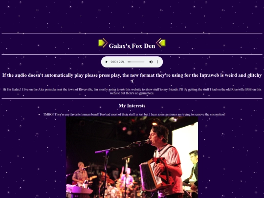 GalaxsFoxDen screenshot