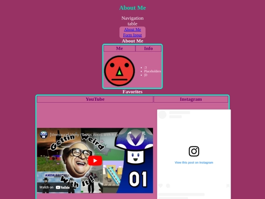 aboutMe screenshot