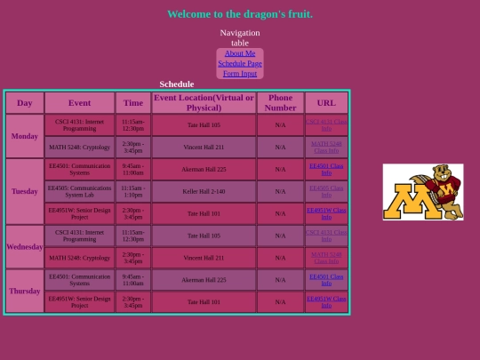 mySchedule screenshot