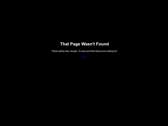not_found screenshot