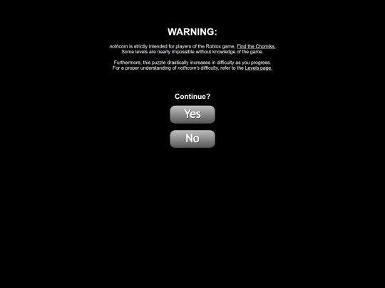 warning screenshot