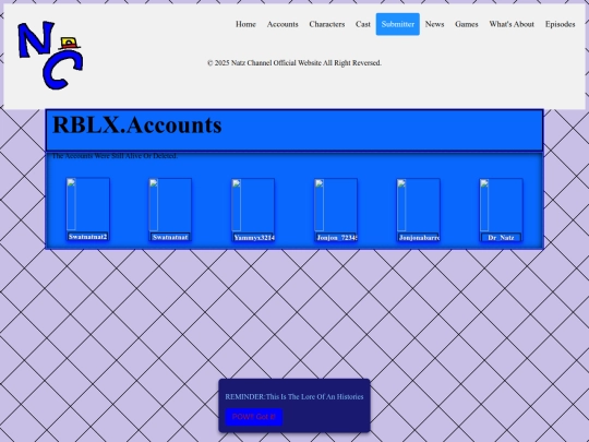 page/acc screenshot