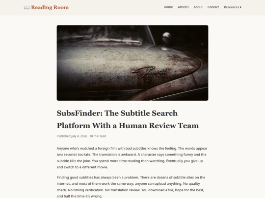 article-subsfinder screenshot
