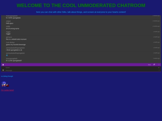 chatroom screenshot