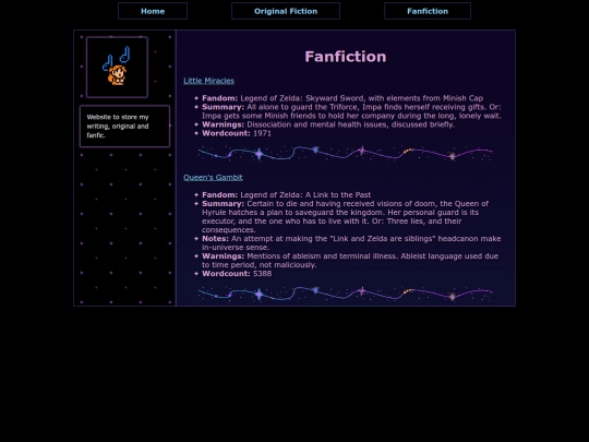 fanfiction screenshot