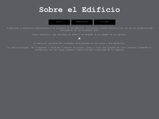 Sobre screenshot