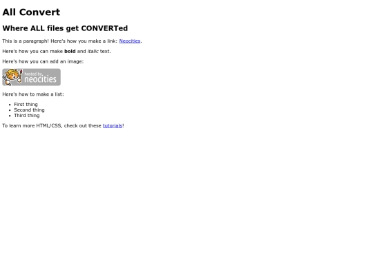 index screenshot