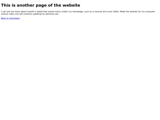 resume screenshot