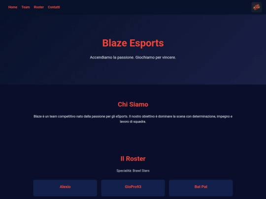 blaze.sites screenshot