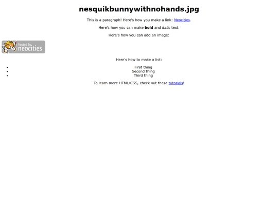 index screenshot