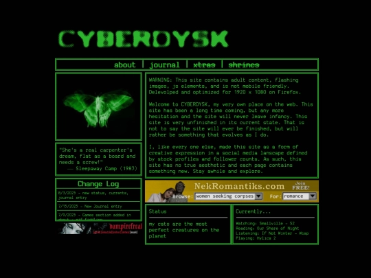 index screenshot