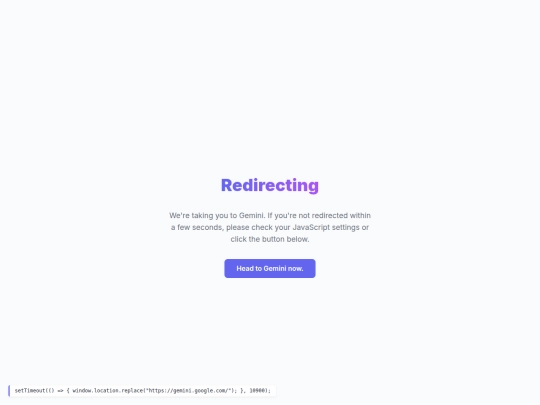 geminiredir screenshot